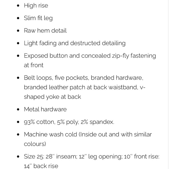 Paige Hoxton straight jeans. Size 24 in blue. LIKE NEW condition. Fits true 24. - Picture 10 of 11